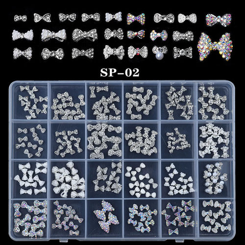 2800pcs Luxury Shiny Diamond Nail Art Rhinestones Crystal Decorations