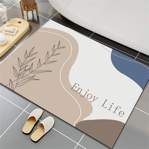 Absorbent Diatom Mud Water Absorbing Bathroom Pad