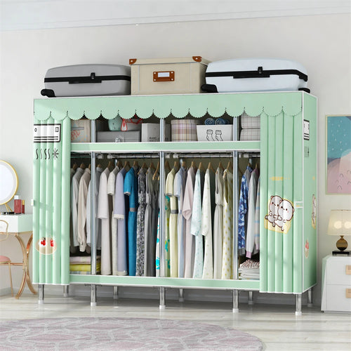 Wardrobe 170/205/250x45x170cm 26mm Steel Pipe Assembly