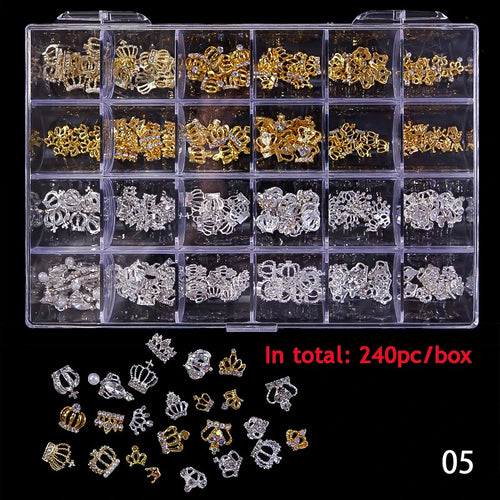 2800pcs Luxury Shiny Diamond Nail Art Rhinestones Crystal Decorations