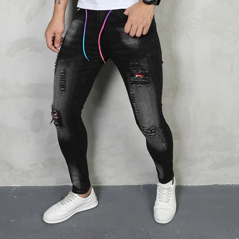 New High Quality Luxury Brand Skinny Jeans