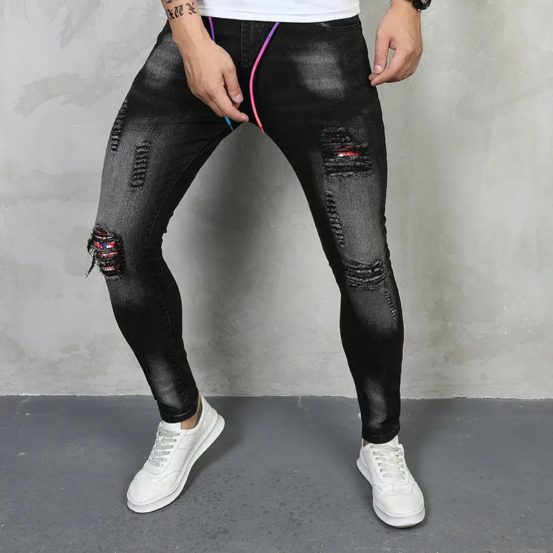 New High Quality Luxury Brand Skinny Jeans