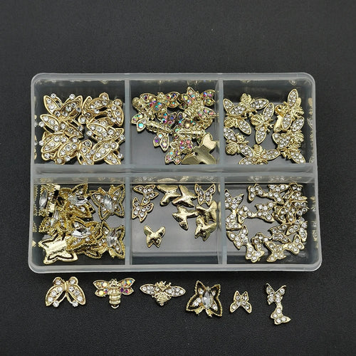 2800pcs Luxury Shiny Diamond Nail Art Rhinestones Crystal Decorations