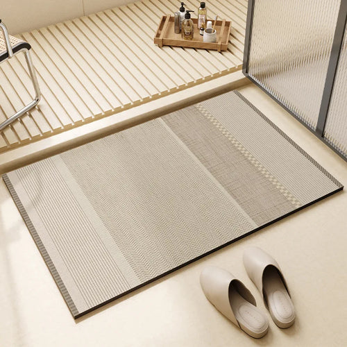 Modern Simplicity Diatom Mud Bathroom Floor Mat