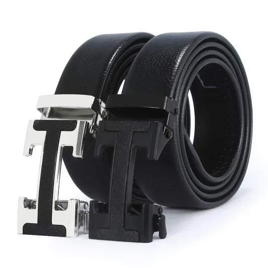 2023 Men Automatically Buckle Alligator Belt
