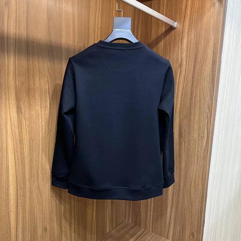 2023 Mens Bear Rhinestones Sweatshirt Streetwear