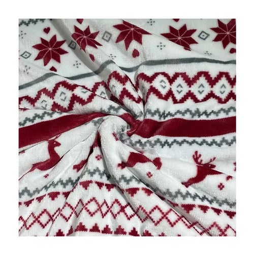Thicked Elk Flannel Throw Blanket