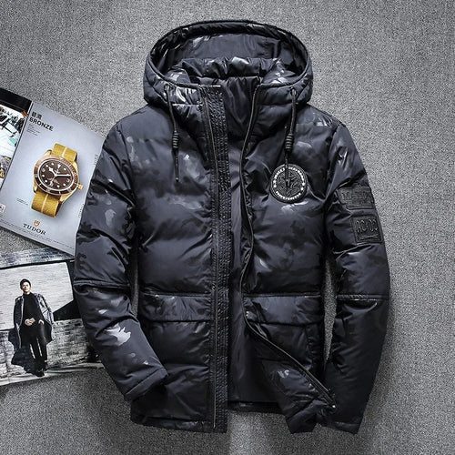Men High-quality White Duck Down Jacket