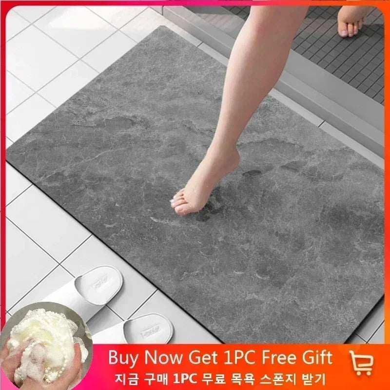 Diatomite Super Absorbent Bathroom Non-slip Bath Shower Mat