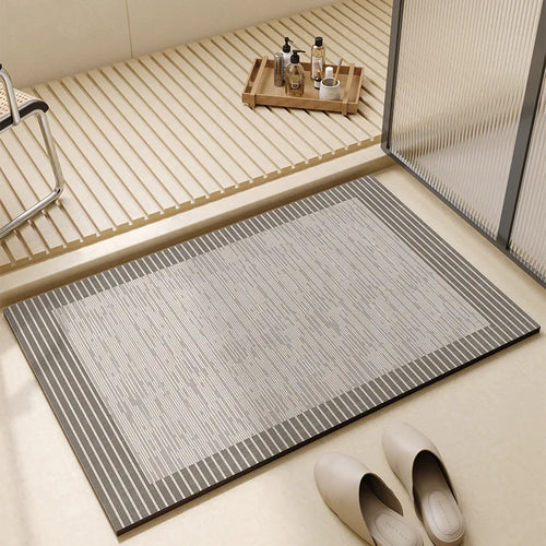 Modern Simplicity Diatom Mud Bathroom Floor Mat