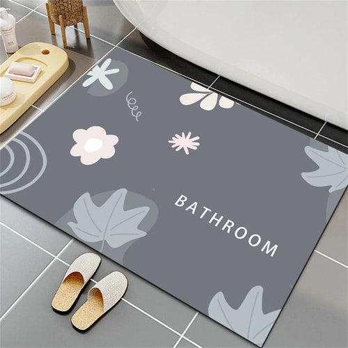 Absorbent Diatom Mud Water Absorbing Bathroom Pad