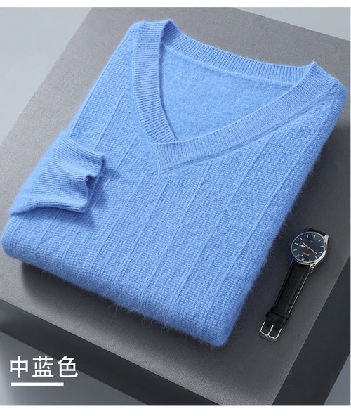 2024 New Cashmere Sweater V neck Sweater