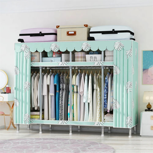 Wardrobe 170/205/250x45x170cm 26mm Steel Pipe Assembly