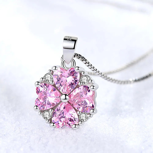 925 Sterling Silver Irregular Heart Moon Necklace