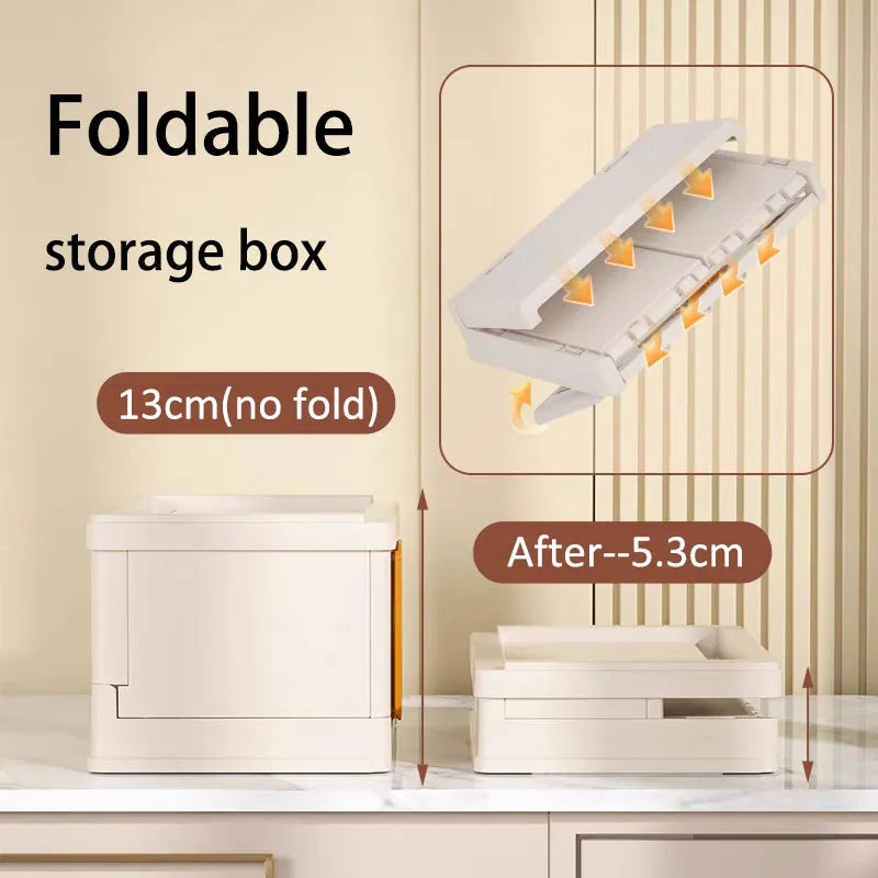 Mini Foldable Box Cloth Toy Snack Book Storage Bin