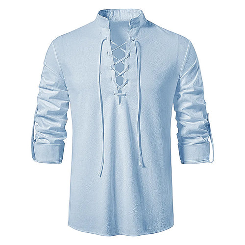Men's Casual Cotton Linen Shirt