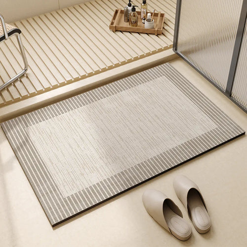 Modern Simplicity Diatom Mud Bathroom Floor Mat