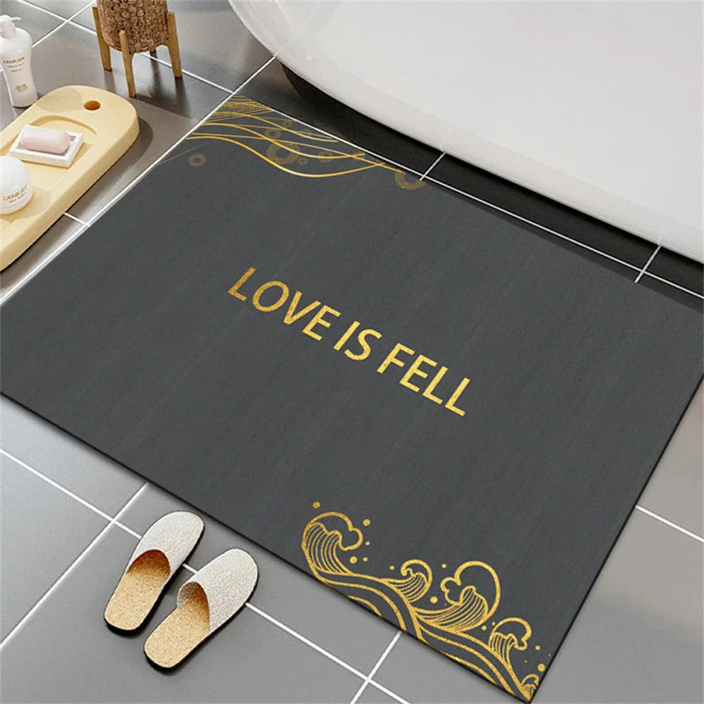 Absorbent Diatom Mud Water Absorbing Bathroom Pad