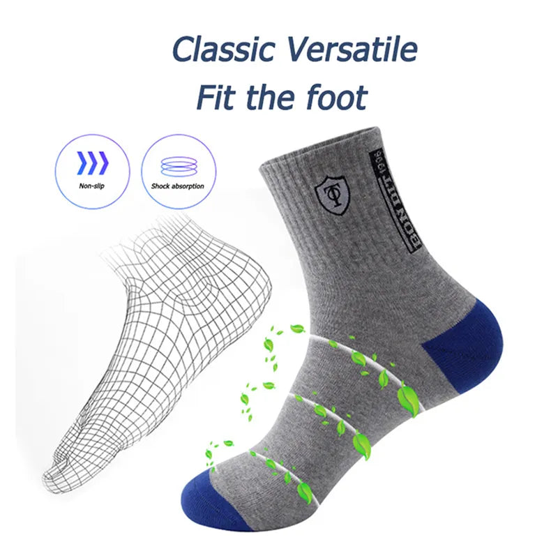 5 Pairs Mens Sports Socks