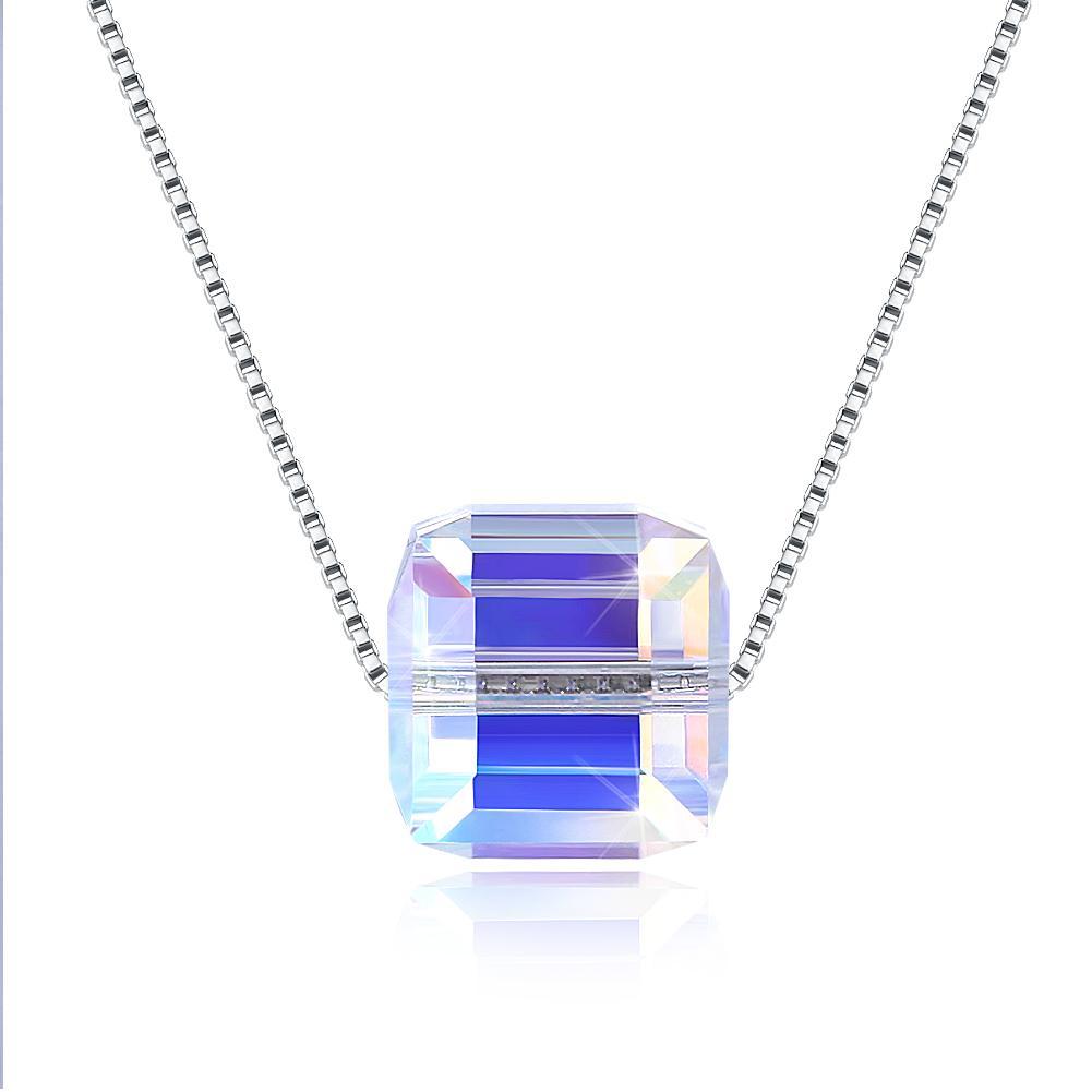 Sterling Silver Aurora Borealis Elements Necklace- Two Options