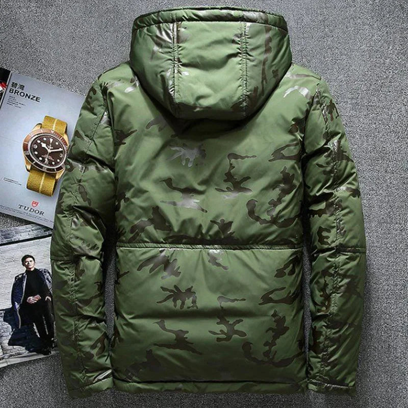 Men High-quality White Duck Down Jacket