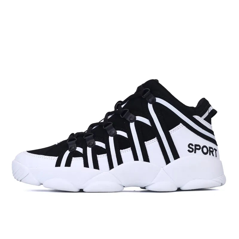 Men's Striped Leisure Sports Sneakers