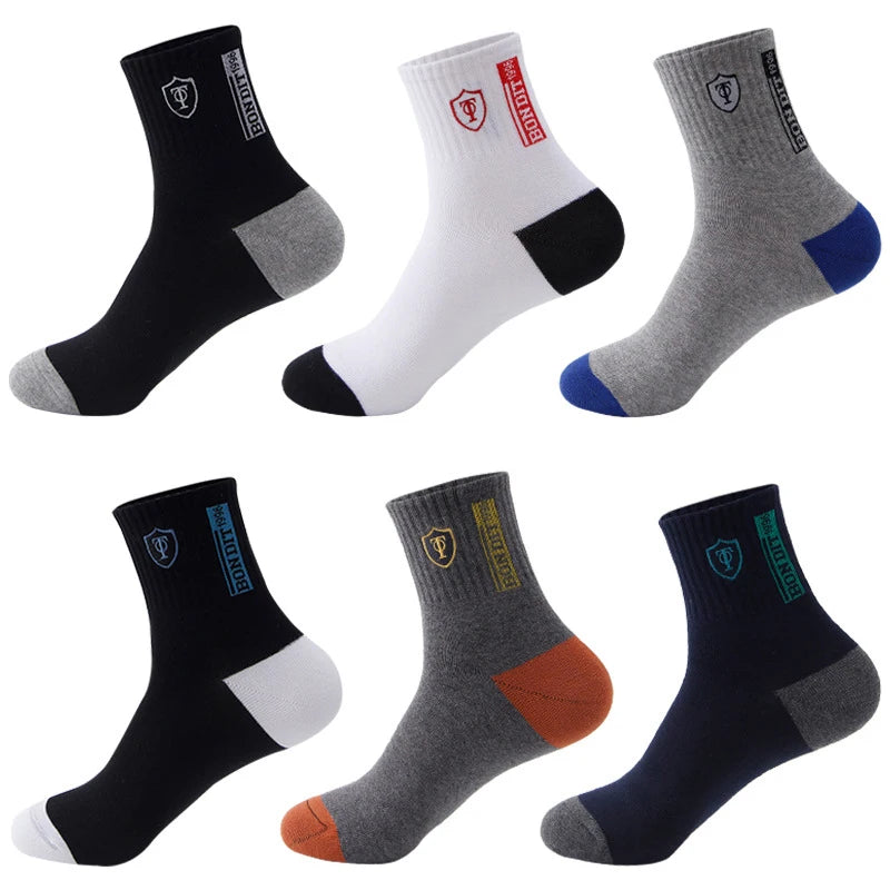 5 Pairs Mens Sports Socks