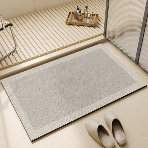 Modern Simplicity Diatom Mud Bathroom Floor Mat