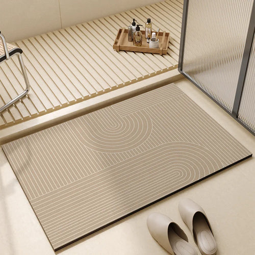 Modern Simplicity Diatom Mud Bathroom Floor Mat