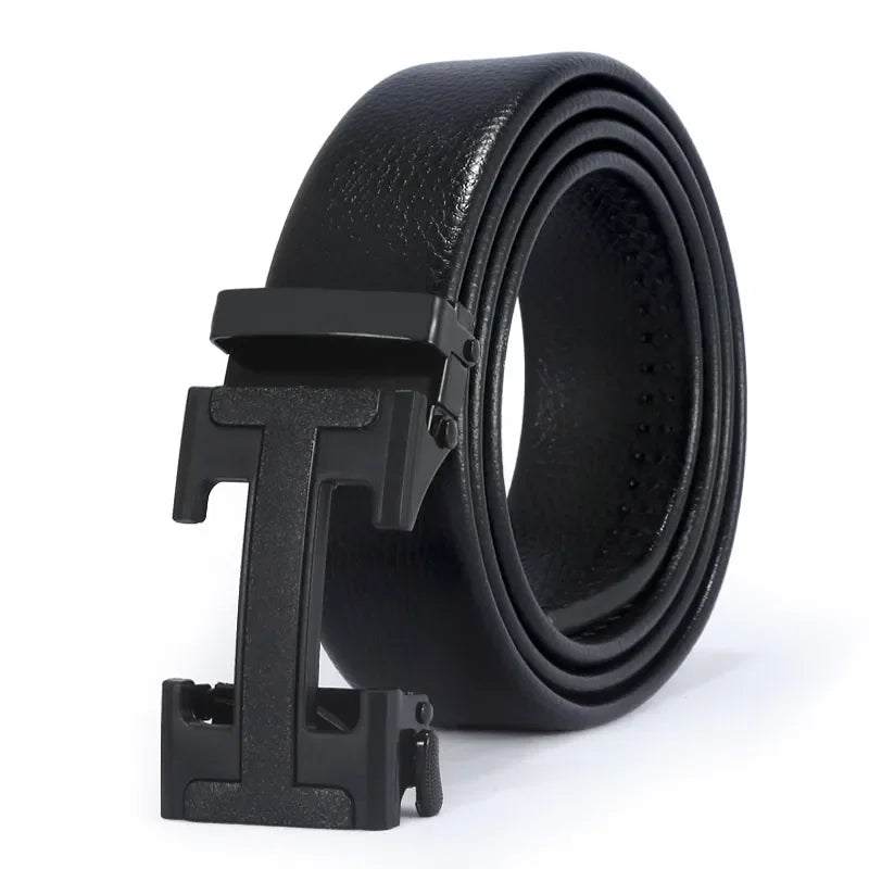 2023 Men Automatically Buckle Alligator Belt