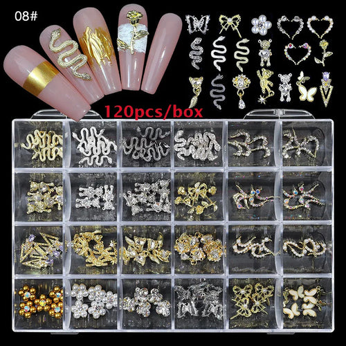 2800pcs Luxury Shiny Diamond Nail Art Rhinestones Crystal Decorations
