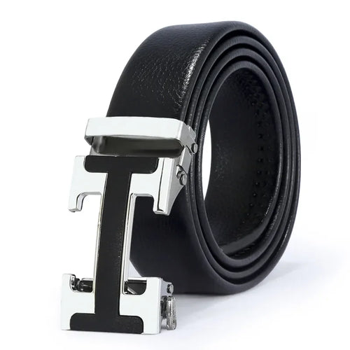 2023 Men Automatically Buckle Alligator Belt