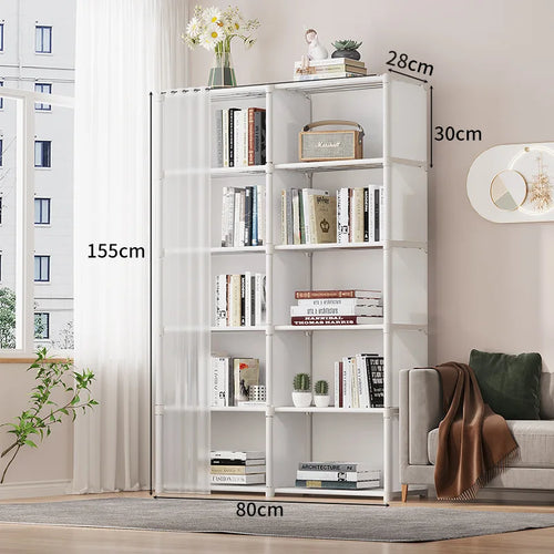 Foldable Multi-layer Wardrobe Dustproof Simple Assembly DIY