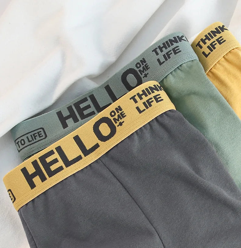12 pieces Mens Underwear Cotton Male Pure