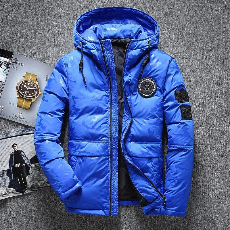 Men High-quality White Duck Down Jacket