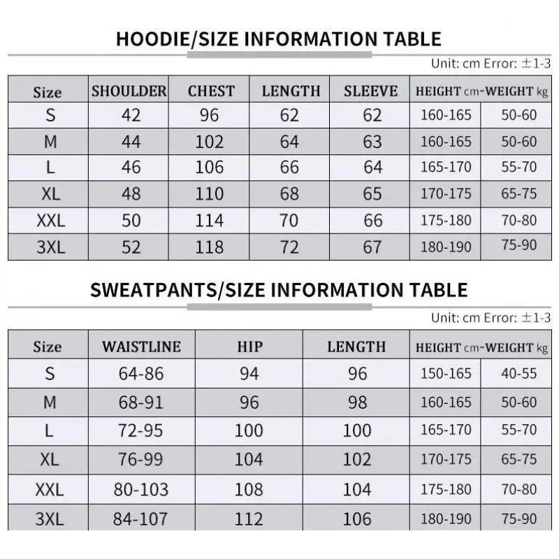 Men Tracksuits Set
