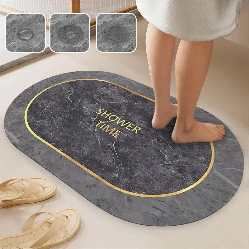 Diatomite Super Absorbent Bathroom Non-slip Bath Shower Mat