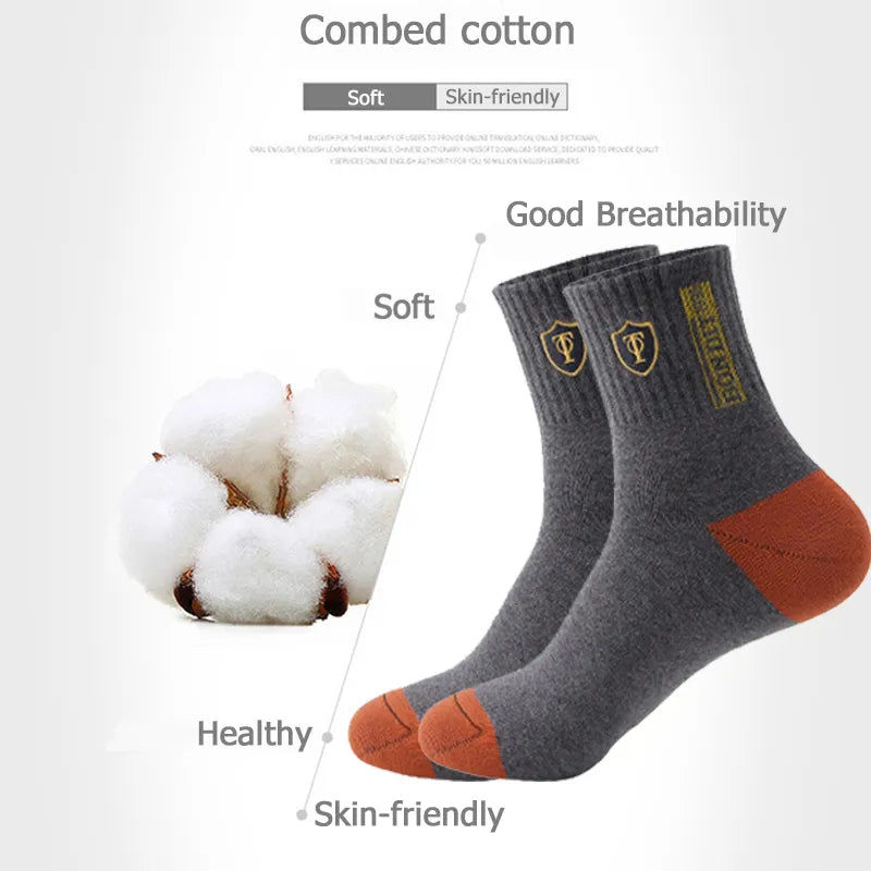 5 Pairs Mens Sports Socks