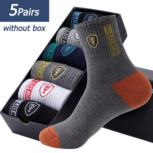 5 Pairs Mens Sports Socks
