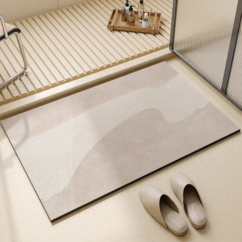 Modern Simplicity Diatom Mud Bathroom Floor Mat