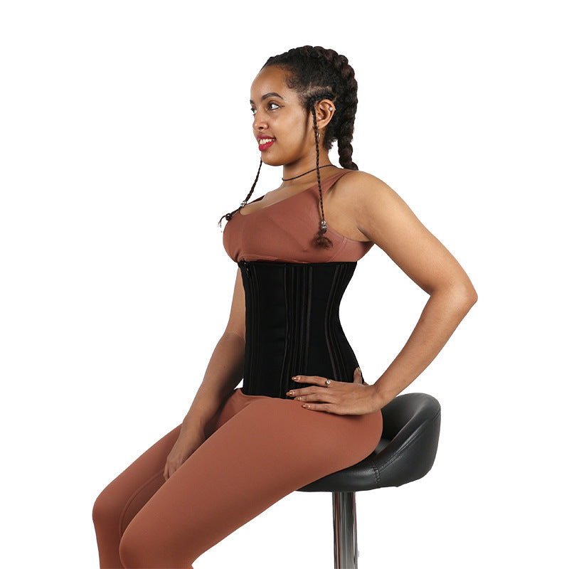 Latex Waist Trainer Waistband Sports Women's Belly Contracting