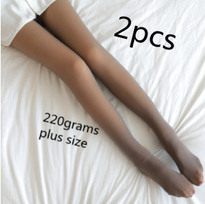 Cozy Plus Size Fleece-Lined Leggings for Winter Warmth. Order Now!