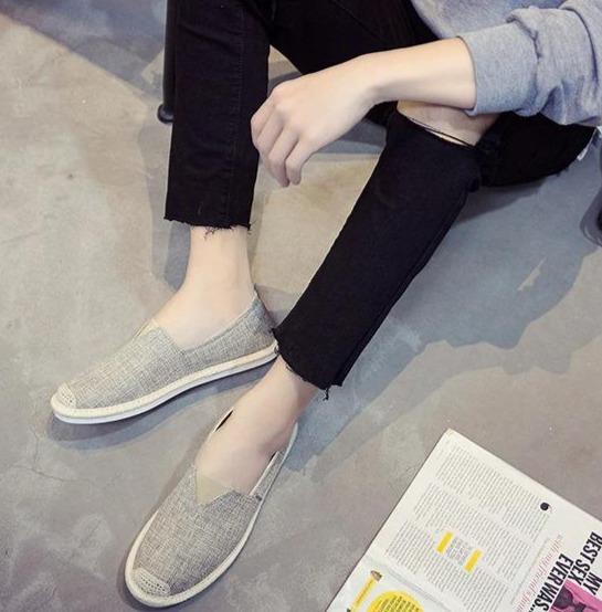 Leisure shoes linen grass woven fisherman's shoes