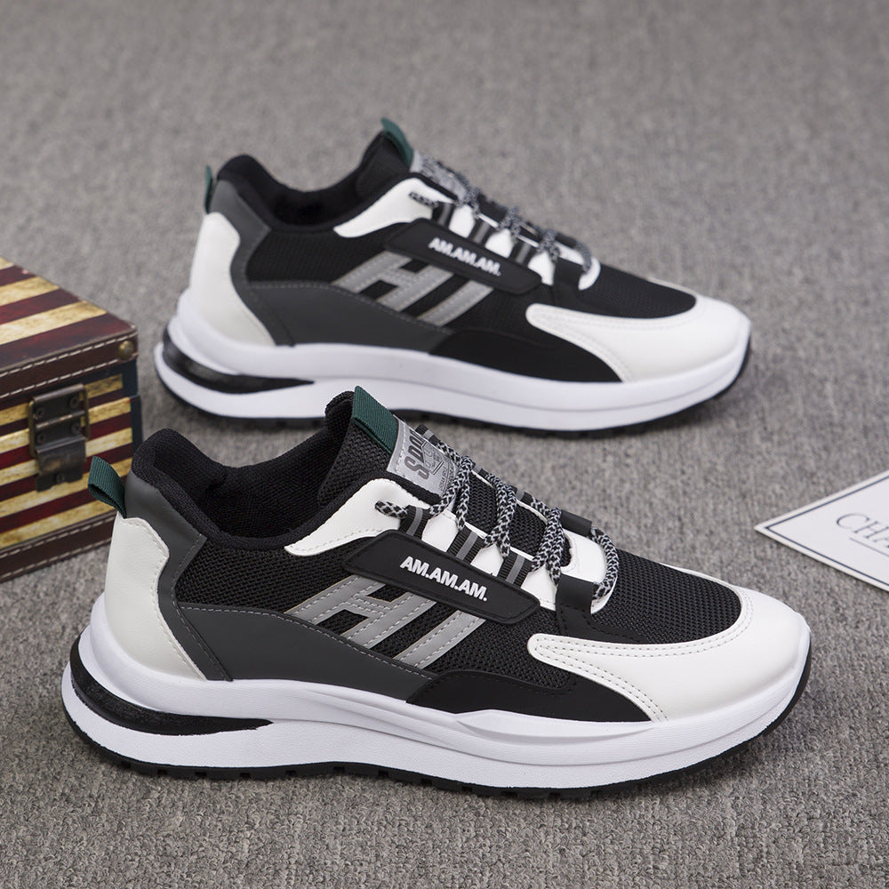 Men Flying Weaving Mesh Breathable Running Shoes
