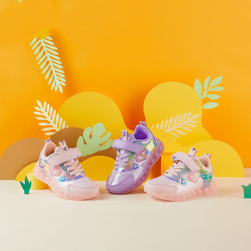 Girls Fashion Jelly Sole Sports Shoes