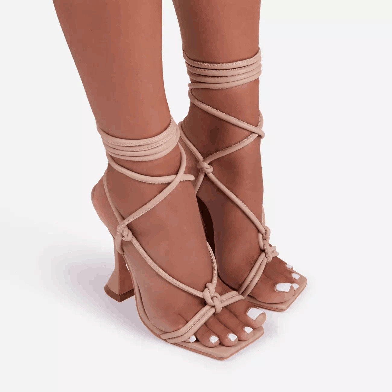 High Heel Women Square Toe Party Shoes