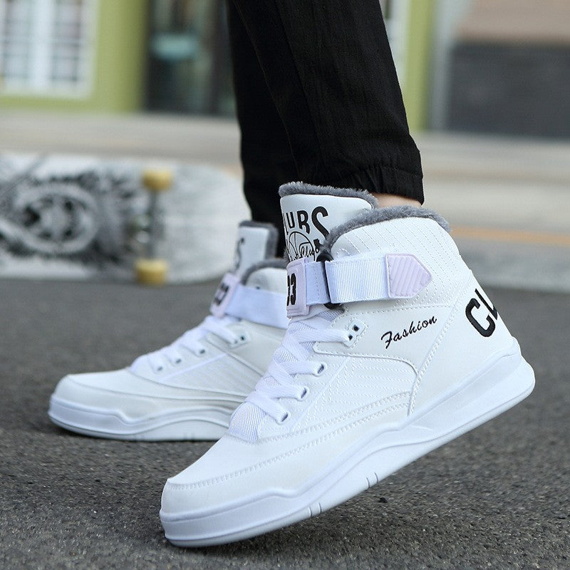 Mens Warm Hi-Top Sports Shoes