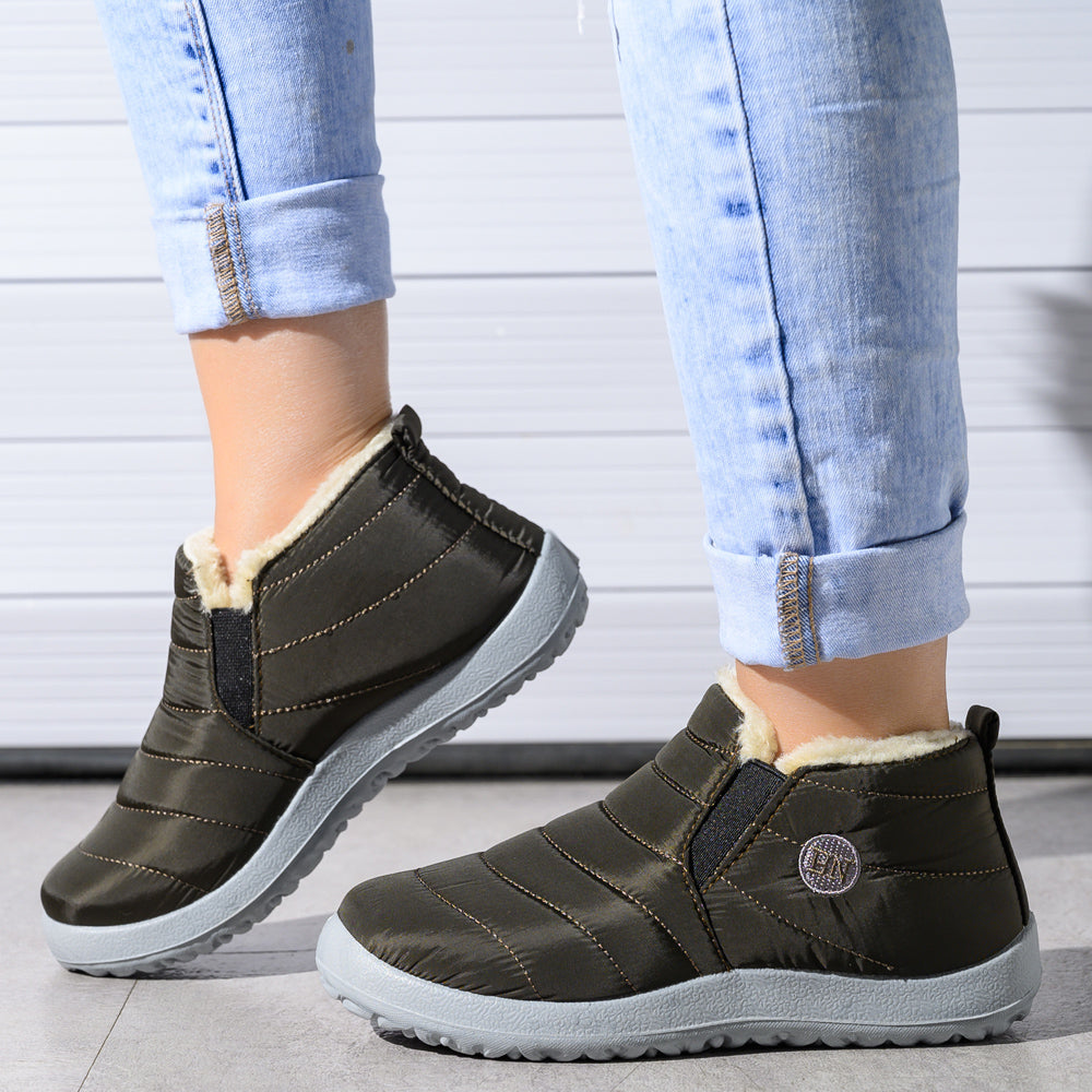 Plush Short Boots For Women