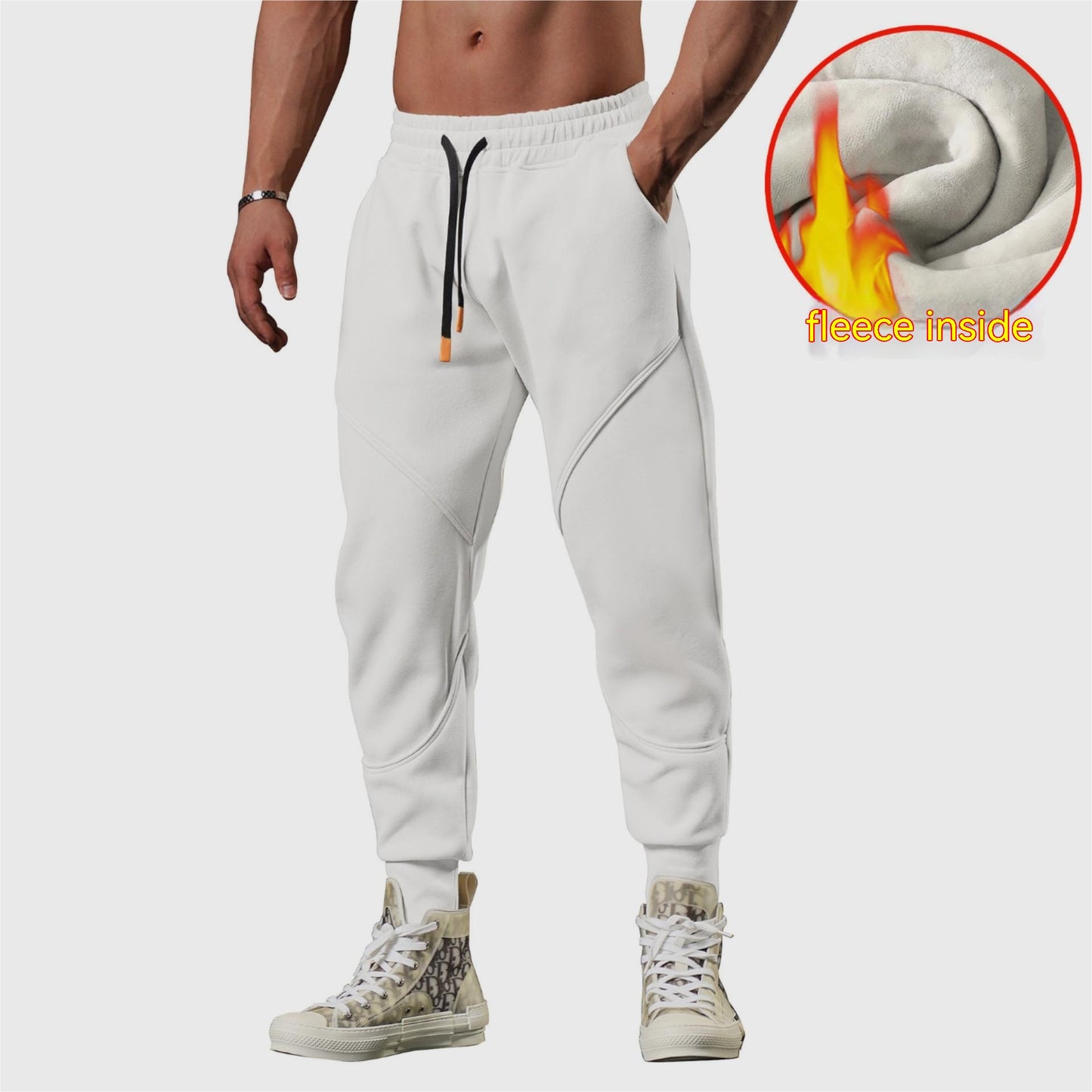 Men's Warm Leisure Outdoor Track Sweatpants