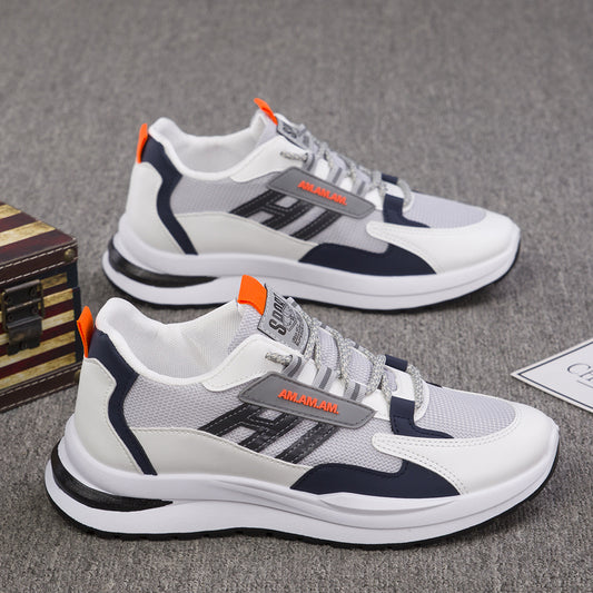 Men Flying Weaving Mesh Breathable Running Shoes